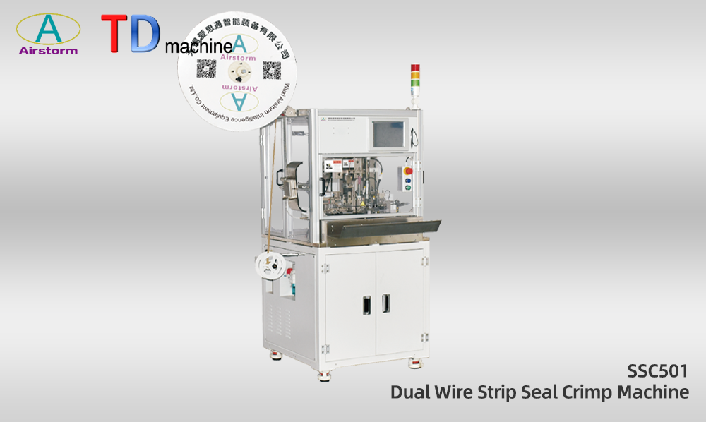 Dual Wire SealStripCrimp Machine